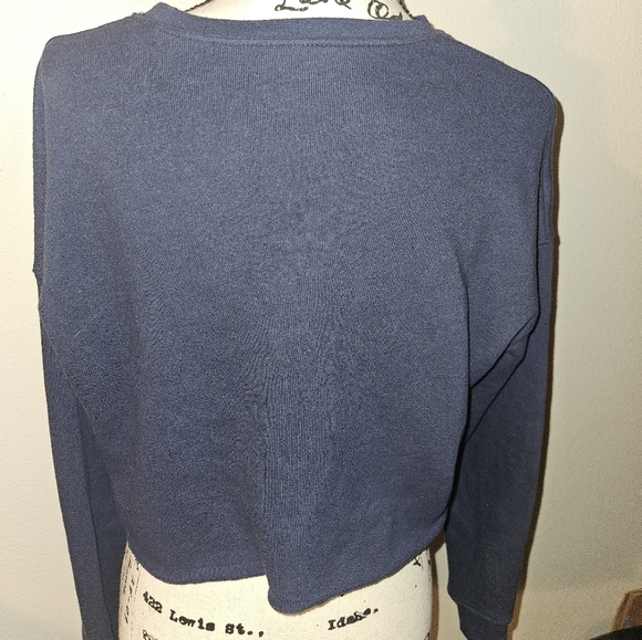 Hard Rock Las Vegas Womans Cropped Long Sleeve Sweatshirt Size M - Picture 6 of 10